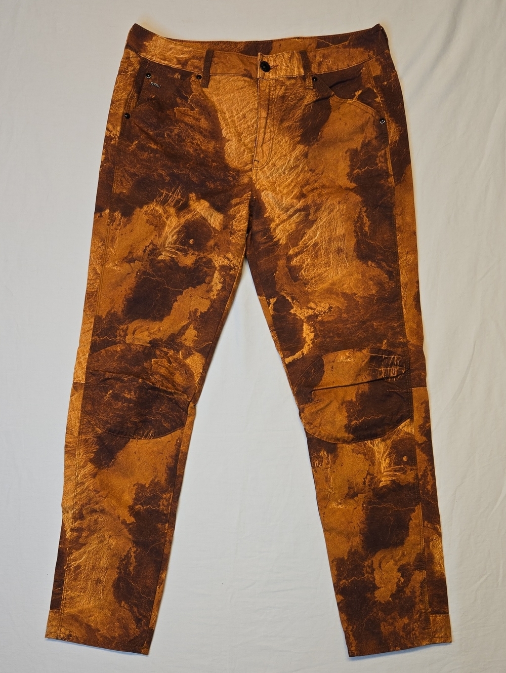 G-Star Raw x Pharell Williams 5622 3D Mid Boyfriend Brown & Tan Mars Pants